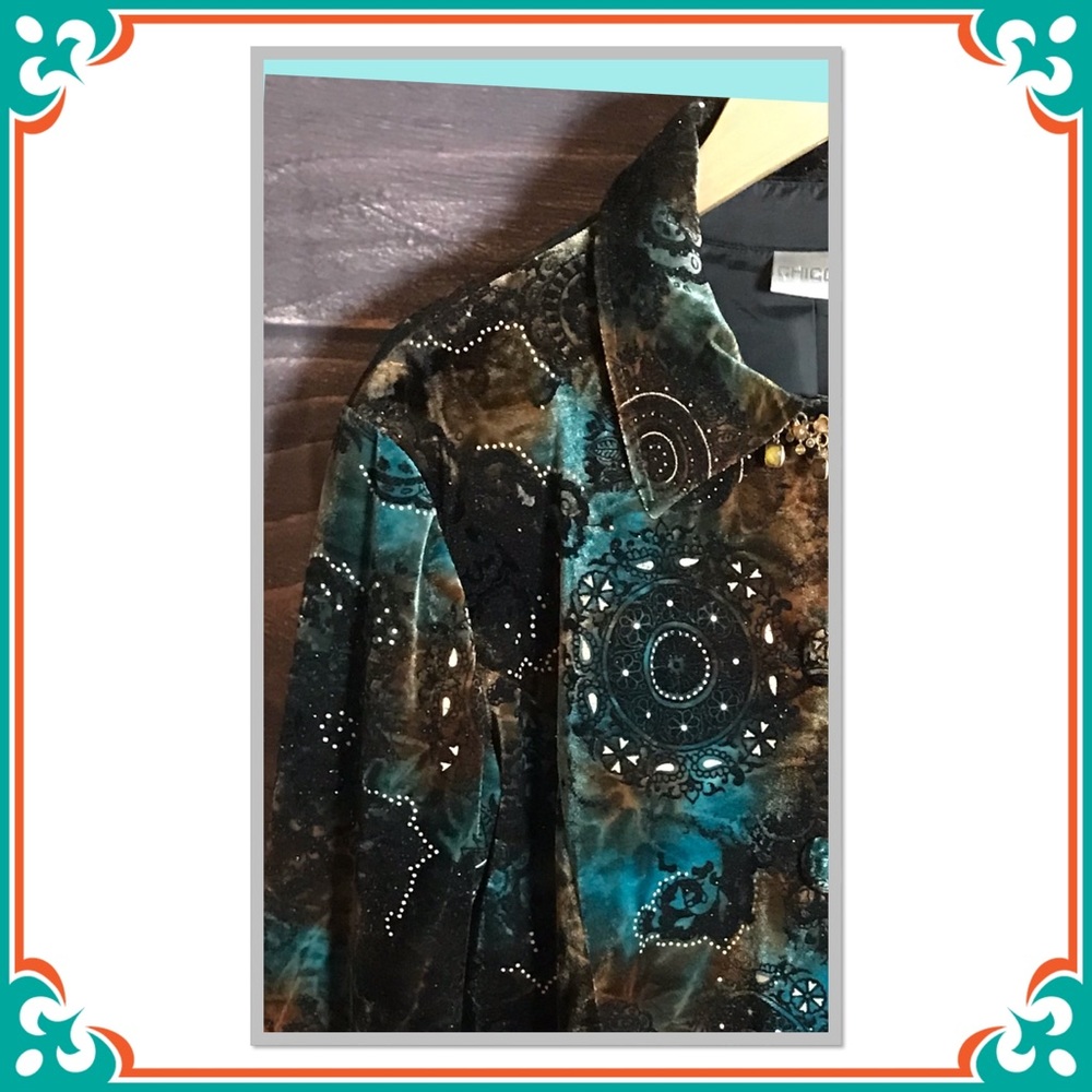 Chico’s button up jacket - Picture 6 of 10